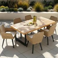 The Very Collection Capri 6-Seater Outdoor Dining Set