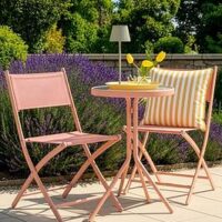 The Very Collection Hawaii 3 Piece Bistro Set- Clay