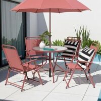 The Very Collection Santa Rosa 6-Piece Dining Set - Rust