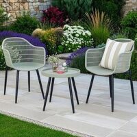 The Very Collection Porto Bistro Set - Soft Green