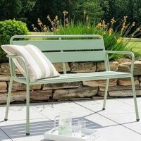 The Very Collection Metal Bench - Green