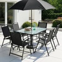 The Very Collection Santa Cruz 8 Piece Dining Set