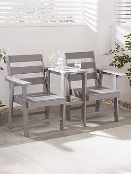 Vonhaus Westport Jack & Jill Seat- Grey