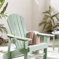 Vonhaus Westport Adirondack Chair- Green
