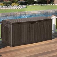 Suncast Minnesota 469L Storage Box - Java Brown