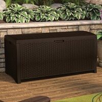 Suncast Missouri 375L Storage Box - Java Brown