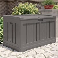 Suncast Carolina 189L Storage Box - Stone Grey