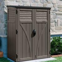 Suncast Aston Large Storage Cabinet - Stone Grey