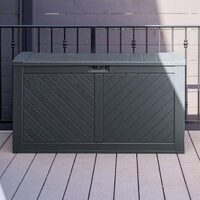 Suncast Colorado 507L Storage Box - Cyberspace Grey