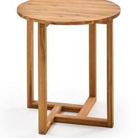 The Very Collection Garden Wood Side Table 50Cm