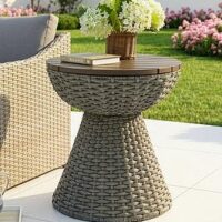 The Very Collection Antigua Rattan Side Table