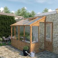 Mercia 8 X 4Ft Traditional Lean Too Greenhouse