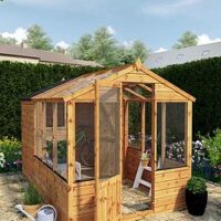 Mercia 10 X 6Ft Traditional Apex Greenhouse/Shed Combi