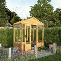 Mercia 4 X 6 Woodsman Apex Styrene Greenhouse