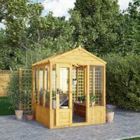 Mercia 6 X 6 Woodsman Apex Styrene Greenhouse