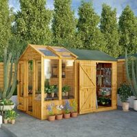 Mercia 10 X 6 Woodsman Styrene Greenhouse/Shed Combi