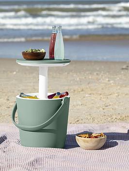 Keter Go Bar 16L Portable Cooler Table - Vintage Green