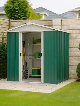 Yardmaster 6 X 4.5 Ft Apex Roof Metal Shed