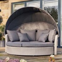 Pacific Stone Grey Bermuda Day Bed