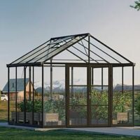 Palram Aria Crystal Clear 10X10 Greenhouse