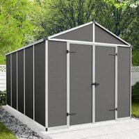 Palram Rubicon Shed 8X12 - Dark Grey