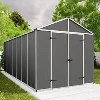 Palram Rubicon Shed 8X17 - Dark Grey