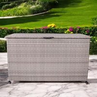Royalcraft Natural Rattan Cushion Storage Box 645L - Medium