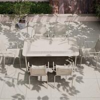 Royalcraft Porto 6-Seater Dining Set - Champagne