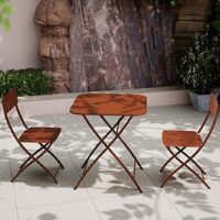 Royalcraft Venice Outdoor Bistro Set - Cayenne Orange