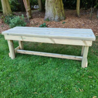 Amersham Wooden Garden Seating Bench In Natural