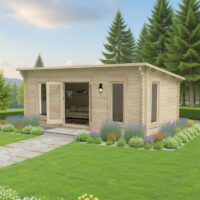 Forest Arley 6m x 3m Log Cabin (45mm)