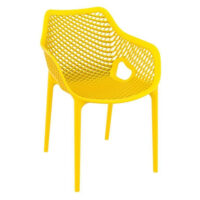 Aultas Polypropylene Garden Armchair In Yellow