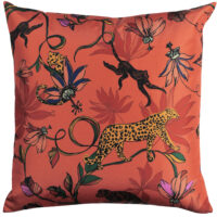 furn. Wildlife Outdoor Cushion Cover - Orange - One Size