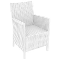 Camrose Rattan Outdoor Armchair In White