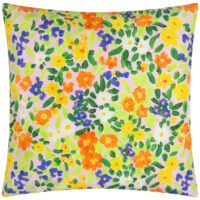 Wylder Nature Confetti Floral Printed Outdoor Cushion Cover - Multicolour - Size 45 cm x 45 cm