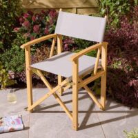 Cultivate Polyester Folding Chair in Slate Grey