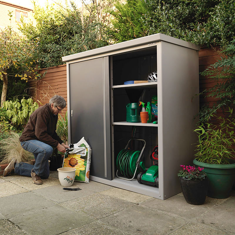 5â8 x 3â2 Trimetals Guardian D63 Metal Storage Shed (1.76m x 0.98m)