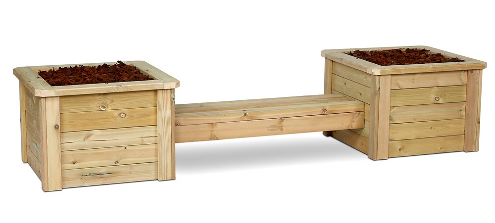 Millhouse Early Years Outdoor Planter and Bench Combo