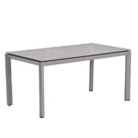 Draper Small Stone Rectangular Garden Dining Table In Sand