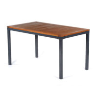 Dylan Wooden Rectangular Dining Table In Brown