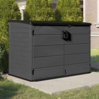 Forma Reinforced Resin Garden Pent Bike Store in Peppercorn Grey