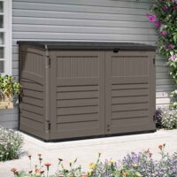 Forma Reinforced Resin Garden Pent Bike Store in Stone Grey