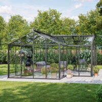 T-Shaped Orangery Greenhouse | Garden Orangery T