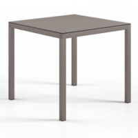 Henry Glass Square Dining Table In Turtle Dove
