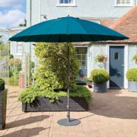 Mirello Polyester Fabric 3.0M Parasol with Aluminium Pole in Navy Blue