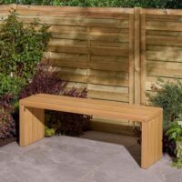 Prestige Wooden Garden 3 Seater Bench In Natural