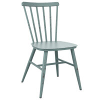 Selden Outdoor Aluminium Side Chairs In Retro Light Blue