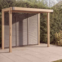 Selma Aluminium Garden BBQ Gazebo In Natural