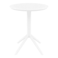 Shipley 60cm Polypropylene Outdoor Dining Table In White