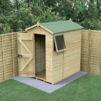 6' x 4' Forest Timberdale 25yr Guarantee Tongue & Groove Pressure Treated Apex Shed (1.93m x 1.37m)
